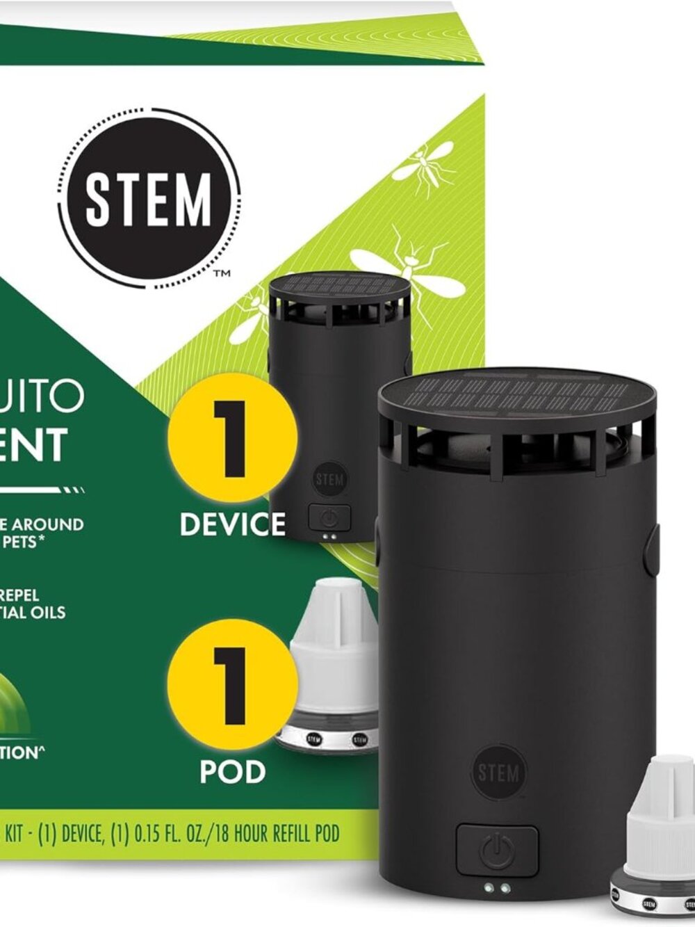 Rechargeable STEM Zone Mosquito Repellent Device Outdoor Insect Protection